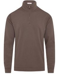 Orlebar Brown - Isar Half-Zip Merino Wool Sweater - Lyst