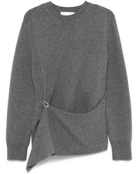 Jil Sander - Draped Panel Sweater - Lyst