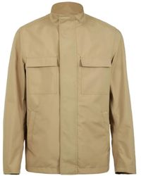 Herno - High-Neck Pocket-Detail Jacket - Lyst
