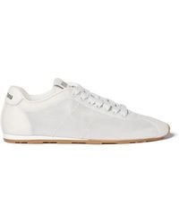 Miu Miu - Plume Mesh Fabric Sneakers - Lyst