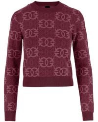 Pinko - Love Birds Knitwear - Lyst