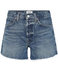 Agolde - Parker Long Jeans-Shorts - Lyst