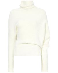 Proenza Schouler - Fuzzy Boucle Asymmetric Sweater - Lyst