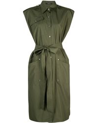 Derek Lam Shirt Dress Met Riem - Groen