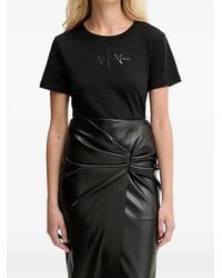 ARMANI EXCHANGE - Logo-Print T-Shirt - Lyst