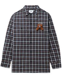 Doublet - With My Friend Checked Cotton Shirt - Lyst