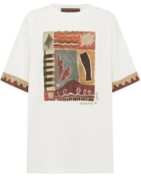 ALÉMAIS - T-Shirt Michelle Imprimé - Lyst