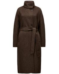Arma - Bodhi Belted Wool Coat - Lyst