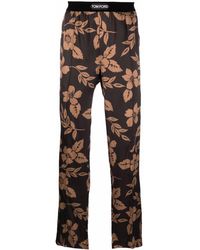 Tom Ford - Pantalones de pijama con motivo floral - Lyst