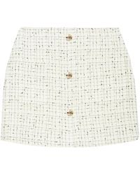 Anine Bing - Mateo Tweed Mini-Rok - Lyst