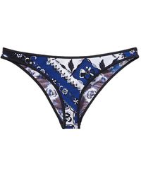 Emilio Pucci - Bragas de bikini con estampado Orchidee - Lyst