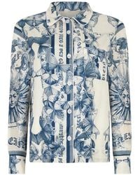 Philipp Plein - Butterfly Tattoo Silk Shirt - Lyst