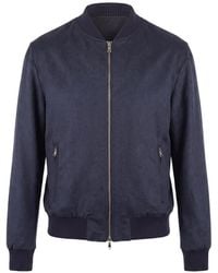 Arte' - Zip-Fastening Bomber Jacket - Lyst