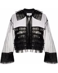 Maison Margiela - Sheer Tulle Bomber Jacket - Lyst