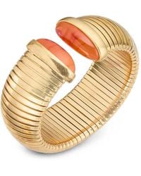 Kurt Geiger - Large Metal Cuff Bracelet - Lyst