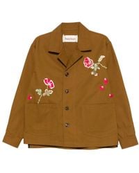 BAZISZT - Peculia Floral-Embroidered Jacket - Lyst