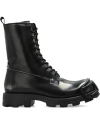 DIESEL - D-Hammer Lace-Up Toe-Cap Boots - Lyst
