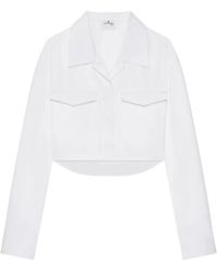 Courreges - Shirt 2-Pocket Poplin Crop - Lyst
