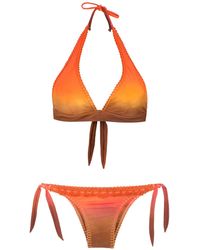 Amir Slama - Embroidery Tie Dye Bikini Set - Lyst