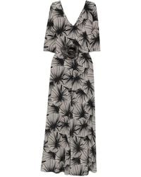 LE_RJTANGE® - Patterned Floral-Appliqué Jumpsuit - Lyst