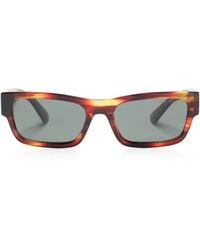 Prada - Rectangle-Frame Sunglasses - Lyst