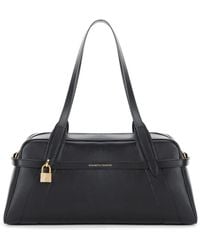 Elisabetta Franchi - Large Over-The-Shoulder Bag Made Of Leather - Lyst