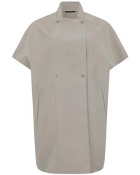 Moorer - Short-Sleeves Overcoat - Lyst