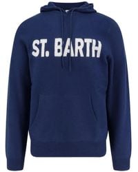 Mc2 Saint Barth - Felpa Jack Con Cappuccio E Tasca A Marsupio - Lyst