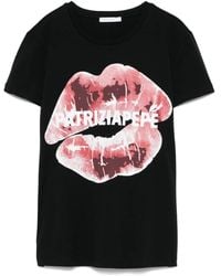 Patrizia Pepe - Printed T-Shirt - Lyst