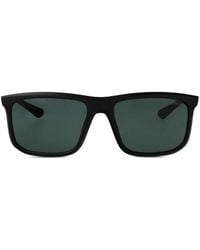 Emporio Armani - スクエアフレーム サングラス - Lyst