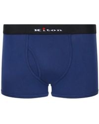 Kiton - Logo-Waistband Boxers - Lyst