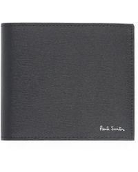 Paul Smith - Logo-Print Leather Wallet - Lyst