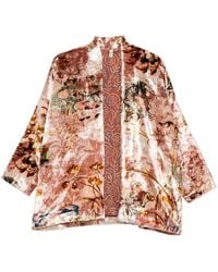 Yavi - Floral-Print Jacket - Lyst