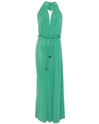 Kaos - Halterneck Braided-Belt Jumpsuit - Lyst