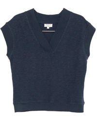 MAISON 123 - V-Neck Sleeveless Top - Lyst