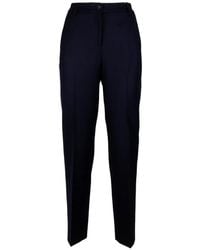 Via Masini 80 - Pantalon De Costume À Plis Marqués - Lyst