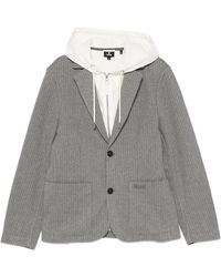 Mackage - Pinstripe-Pattern Hooded Blazer - Lyst