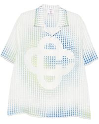 CASABLANCA - X Martin Naumann Dots Cuban-Collar Graphic Shirt - Lyst