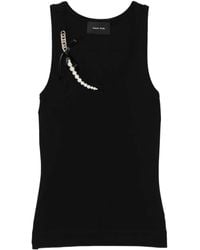 Simone Rocha - Pearl-And-Chain Tank Top - Lyst