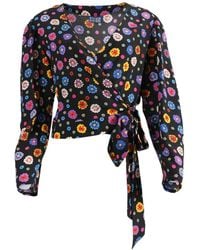 LHD - Odalys Floral Wrap Blouse - Lyst