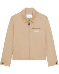 Givenchy - Harrington Logo-Patch Jacket - Lyst