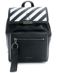 off white small backpack