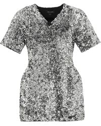 Marc Jacobs - Sequin V-Neck Knit Dress - Lyst
