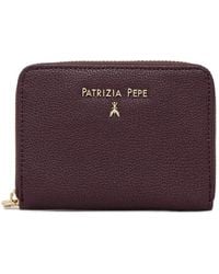 Patrizia Pepe - Logo-Lettering Zipped Wallet - Lyst