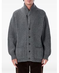 Filson - Cardigan Côtelé À Col Châle - Lyst