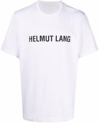 Helmut Lang - Logo-Print T-Shirt - Lyst