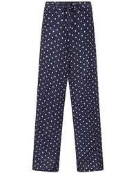 P.A.R.O.S.H. - Pantalon À Pois Et Lien De Resserrage À La Taille - Lyst