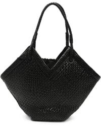 IBELIV - Medium Trinity Woven-Leather Tote Bag - Lyst