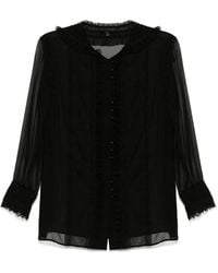 Shiatzy Chen - Organza Laced Shirt - Lyst