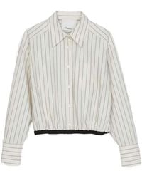 3.1 Phillip Lim - Striped Cropped Shirt - Lyst